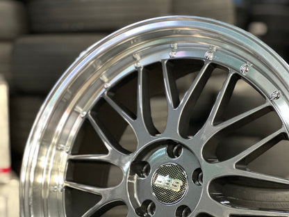New 20x8.5 ET35 20x9.5 ET38 BBS LM Design (4 wheel) 5x112 Hyper Black