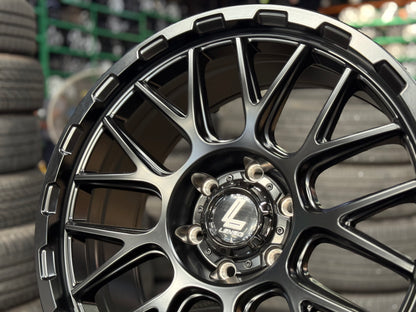 New 20x9 ET18 Lenso Cezar Rim (4 wheel) Black 6x139.7