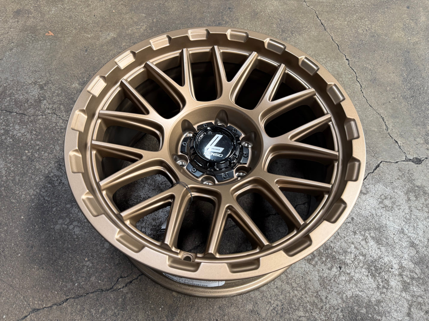 New 18x9 ET0 Lenso Cezar Rim (4 wheel) Matt Bronze 6x139.7