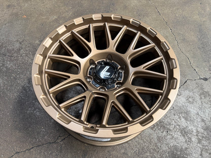 New 18x9 ET0 Lenso Cezar Rim (4 wheel) Matt Bronze 6x139.7