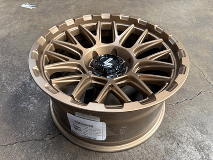 New 18x9 ET0 Lenso Cezar Rim (4 wheel) Matt Bronze 6x139.7