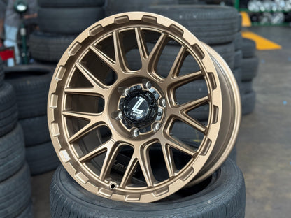 New 18x9 ET0 Lenso Cezar Rim (4 wheel) Matt Bronze 6x139.7
