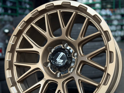 New 18x9 ET0 Lenso Cezar Rim (4 wheel) Matt Bronze 6x139.7