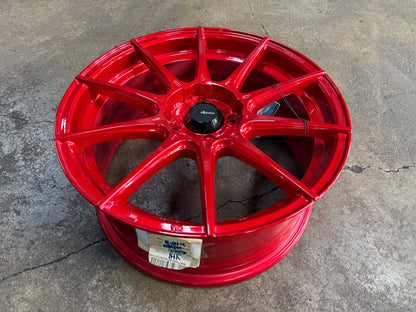 New 16X7 ET38 Advanti Storm S1 Rim (4 wheel) Red 4X100