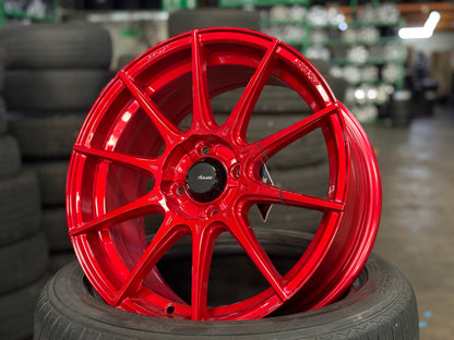 New 16X7 ET38 Advanti Storm S1 Rim (4 wheel) Red 4X100