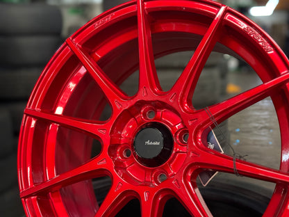 New 16X7 ET38 Advanti Storm S1 Rim (4 wheel) Red 4X100