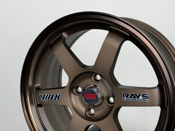 New 16X7 ET40 UW TE37 OG Classic Rim (4 wheel) Dark Bronze 4X100