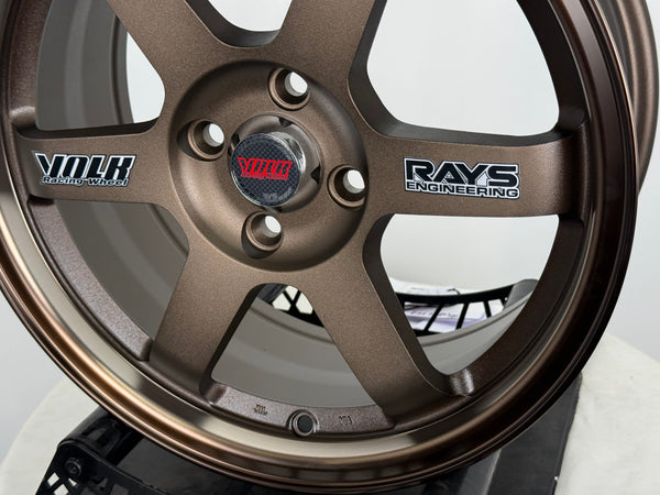 New 16X7 ET40 UW TE37 OG Classic Rim (4 wheel) Dark Bronze 4X100