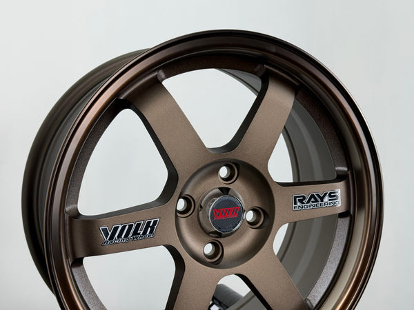New 16X7 ET40 UW TE37 OG Classic Rim (4 wheel) Dark Bronze 4X100