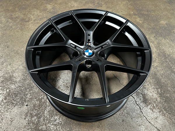 New 18X8 ET32 18X9 ET37 JA BMW Style 554M (4 wheels) Black 5X120