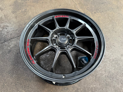 New 16X7 ET40 Advanti Tallo Rim (4 wheel) Gunmetal 4X100