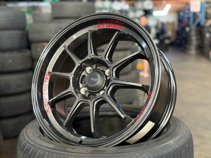 New 16X7 ET40 Advanti Tallo Rim (4 wheel) Gunmetal 4X100