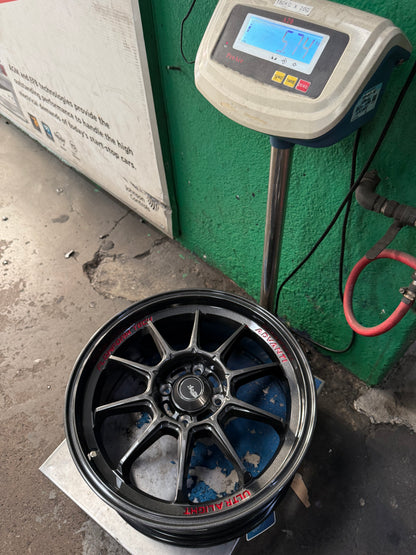 New 16X7 ET40 Advanti Tallo Rim (4 wheel) Gunmetal 4X100