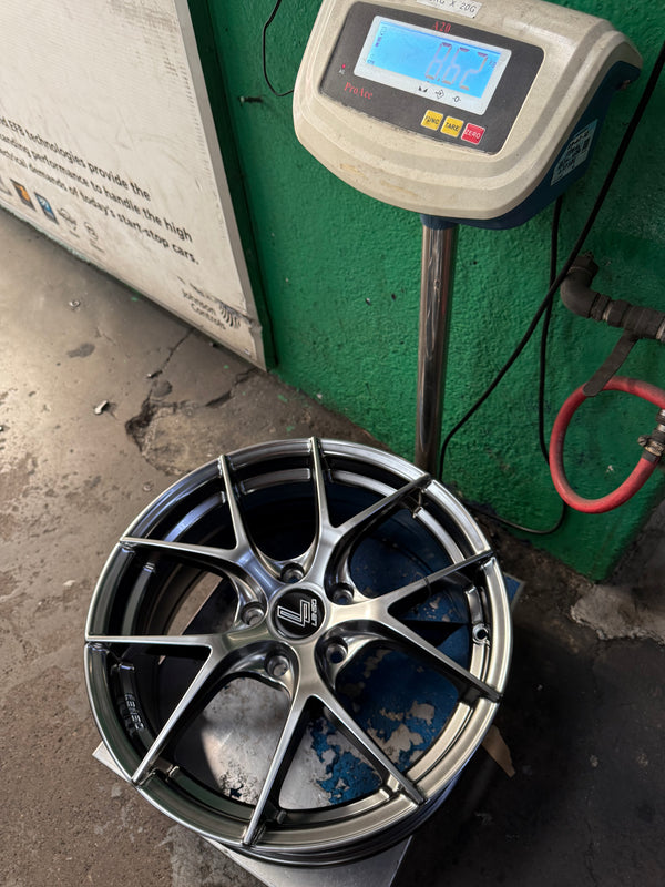 New 17x7.5 ET35 Lenso Jager Dyna Rim (4 wheel) Hyper Black 5x114.3