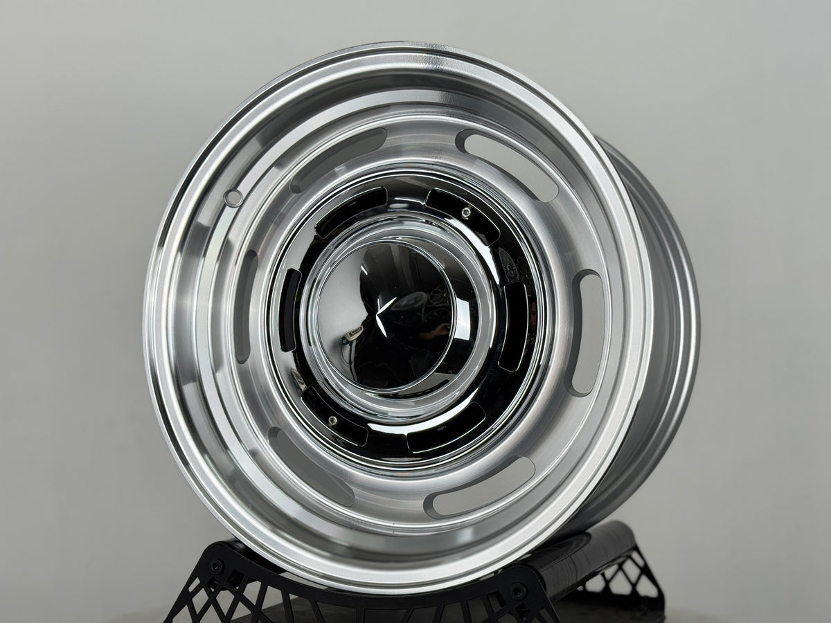 New 16X8 ET-25 Dean Cross Country Rim (4 wheel) Gloss Silver 6X139.7