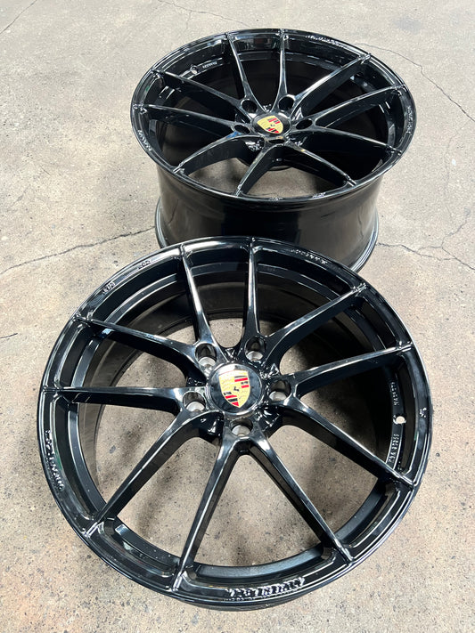 New 20x8.5 ET50 20x11 ET50 OZ Leggera HLT (4 wheel) 5x130 Black