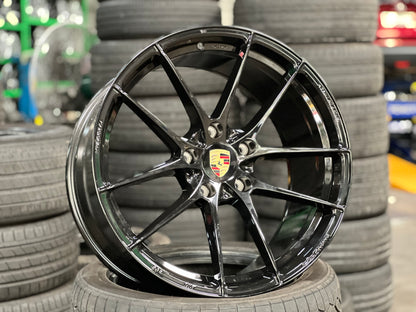 New 20x8.5 ET50 20x11 ET50 OZ Leggera HLT (4 wheel) 5x130 Black