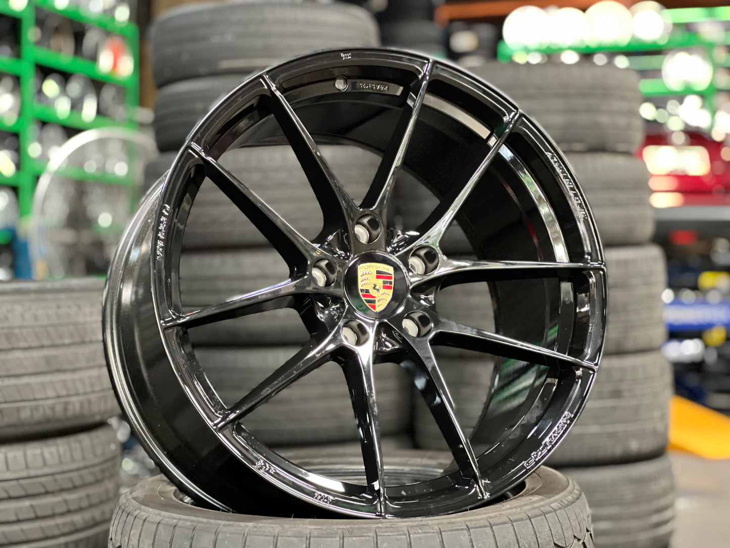 New 20x8.5 ET50 20x11 ET50 OZ Leggera HLT (4 wheel) 5x130 Black