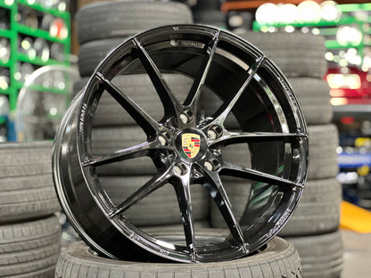 New 20x8.5 ET50 20x11 ET50 OZ Leggera HLT (4 wheel) 5x130 Black