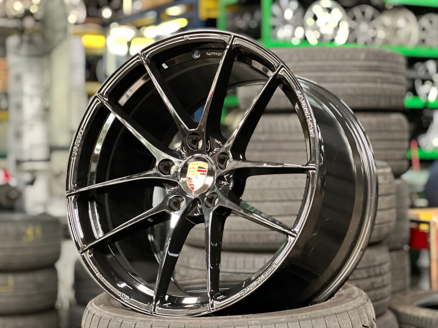 New 20x8.5 ET50 20x11 ET50 OZ Leggera HLT (4 wheel) 5x130 Black