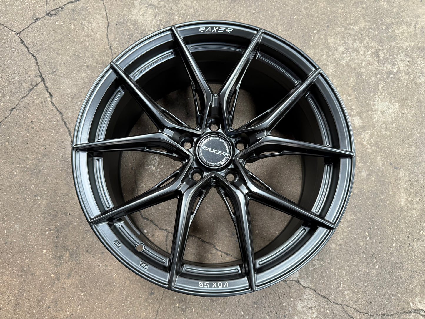 NEW 18X8.5 ET42 Raxer VOX50 Rim (4 Wheel) Matte Black 5X114.3