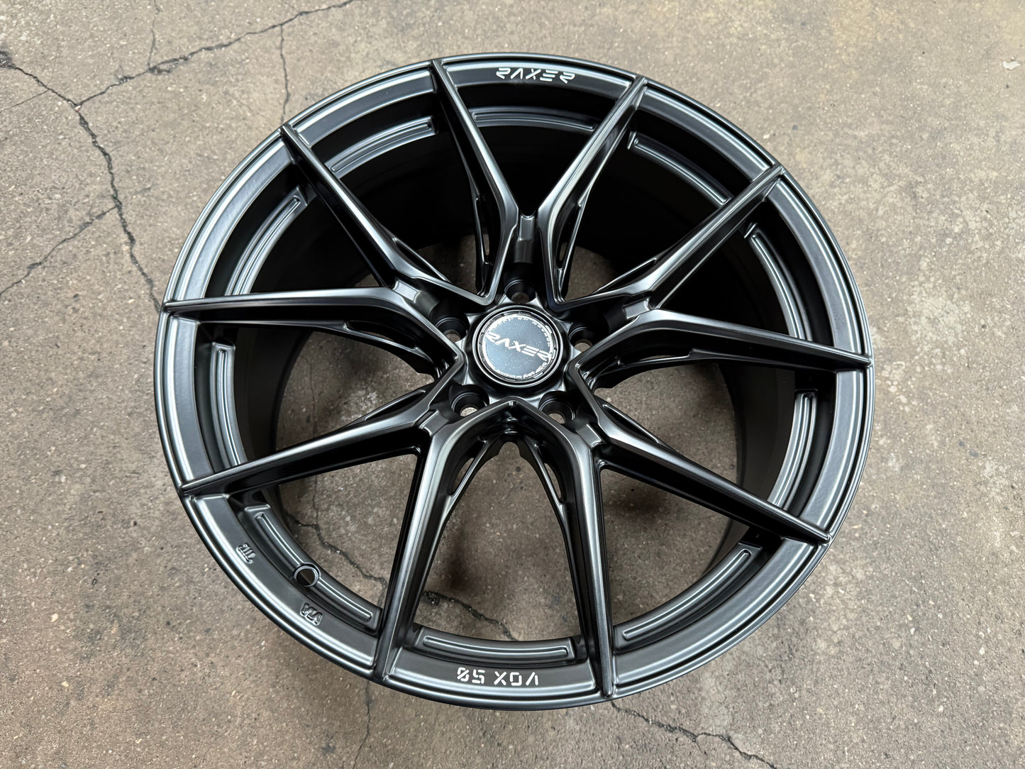 NEW 18X8.5 ET42 Raxer VOX50 Rim (4 Wheel) Matte Black 5X114.3