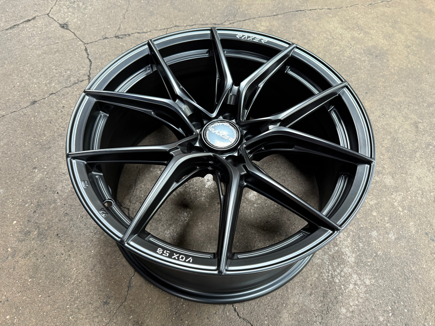 NEW 18X8.5 ET42 Raxer VOX50 Rim (4 Wheel) Matte Black 5X114.3