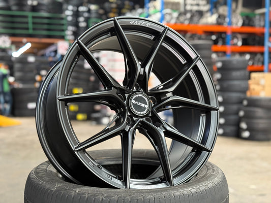 NEW 18X8.5 ET42 Raxer VOX50 Rim (4 Wheel) Matte Black 5X114.3