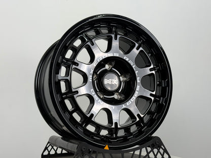 New 16X8 ET35 Lenso Ebola Rim (4 wheel) Gloss Black 5X114.3