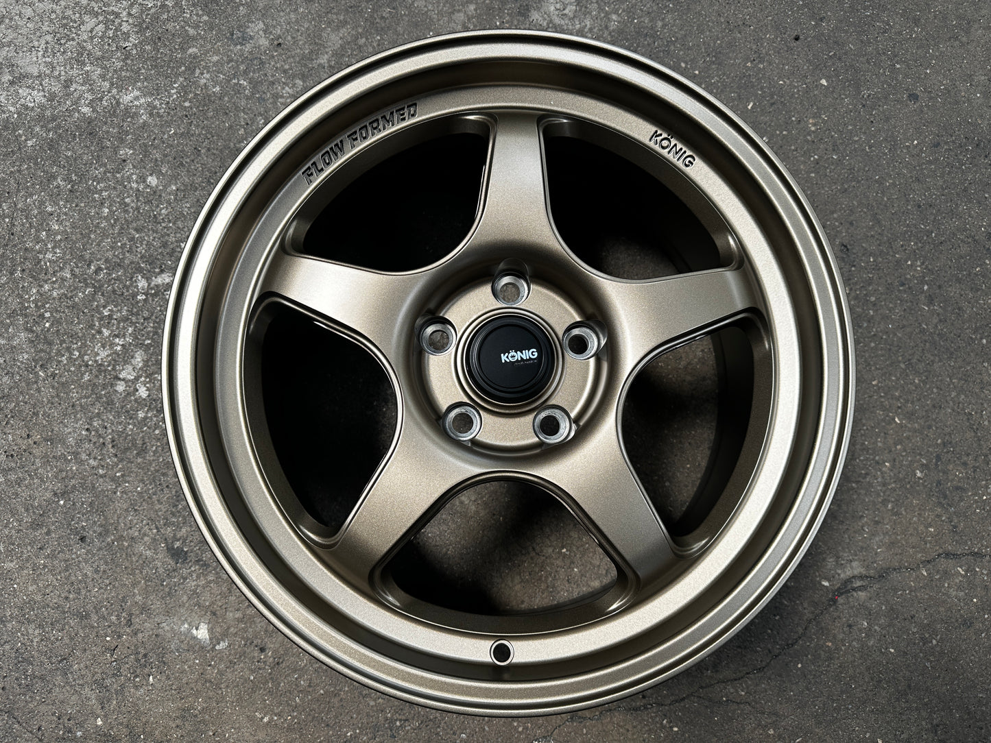 New 17x8 ET40 Konig Hyperspec Rim (4 wheel) Bronze 5x114.3