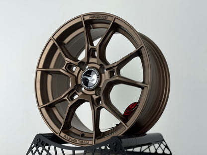 New 15X6.5 ET40 Hotwheels HW02 Rim (4 wheel) Matt Bronze 4X100