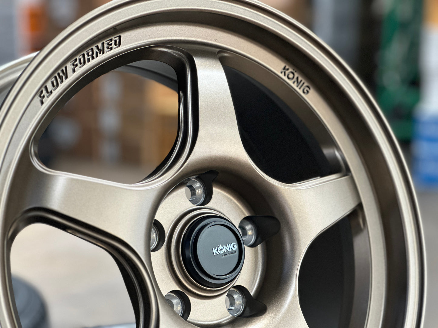 New 17x8 ET40 Konig Hyperspec Rim (4 wheel) Bronze 5x114.3