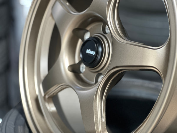 New 17x8 ET40 Konig Hyperspec Rim (4 wheel) Bronze 5x114.3