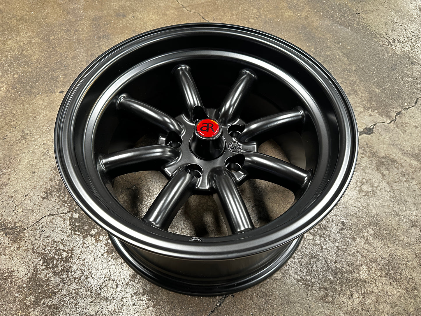 New 15x8 ET-5 CLS Watanabe Rim (4 wheel) Black 5x114.3