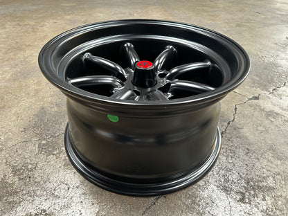 New 15x8 ET-5 CLS Watanabe Rim (4 wheel) Black 5x114.3