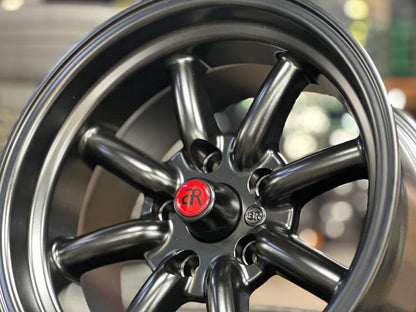 New 15x8 ET-5 CLS Watanabe Rim (4 wheel) Black 5x114.3