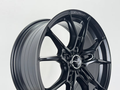 New 17X7.5 ET40 Hotwheels HW02 Rim (4 wheel) Matt Black 5X100