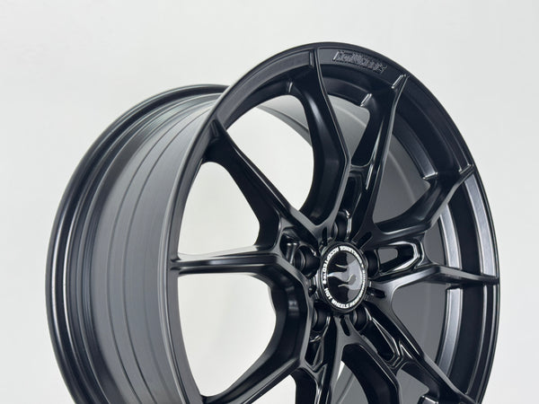 New 17X7.5 ET40 Hotwheels HW02 Rim (4 wheel) Matt Black 5X100