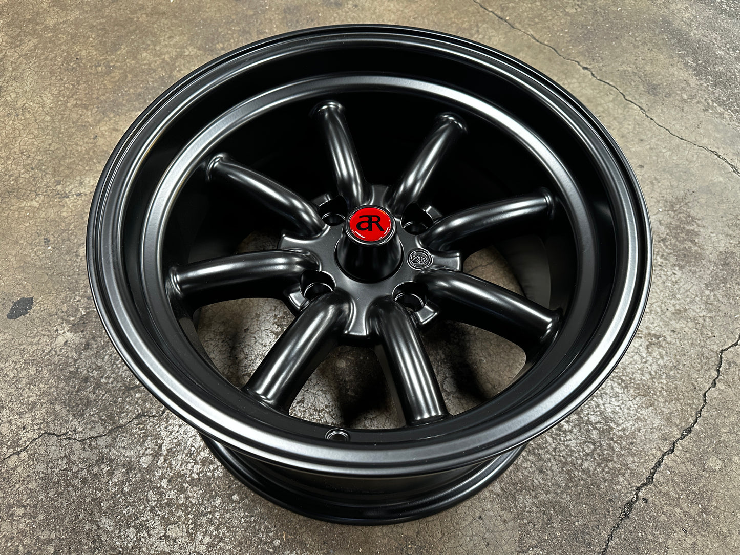 New 15x8 ET-5 CLS Watanabe Rim (4 wheel) Black 4x114.3