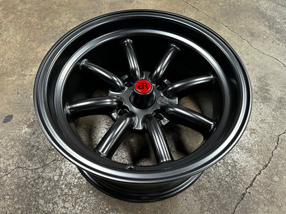 New 15x8 ET-5 CLS Watanabe Rim (4 wheel) Black 4x114.3