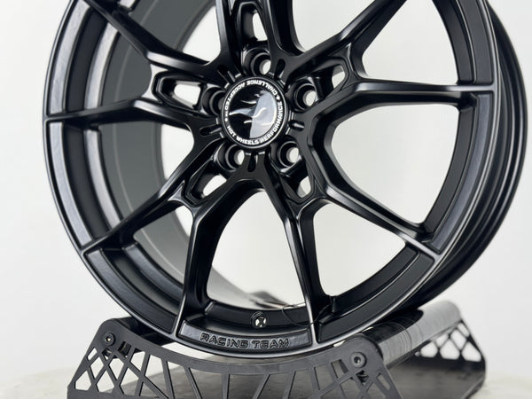New 17X7.5 ET40 Hotwheels HW02 Rim (4 wheel) Matt Black 5X100