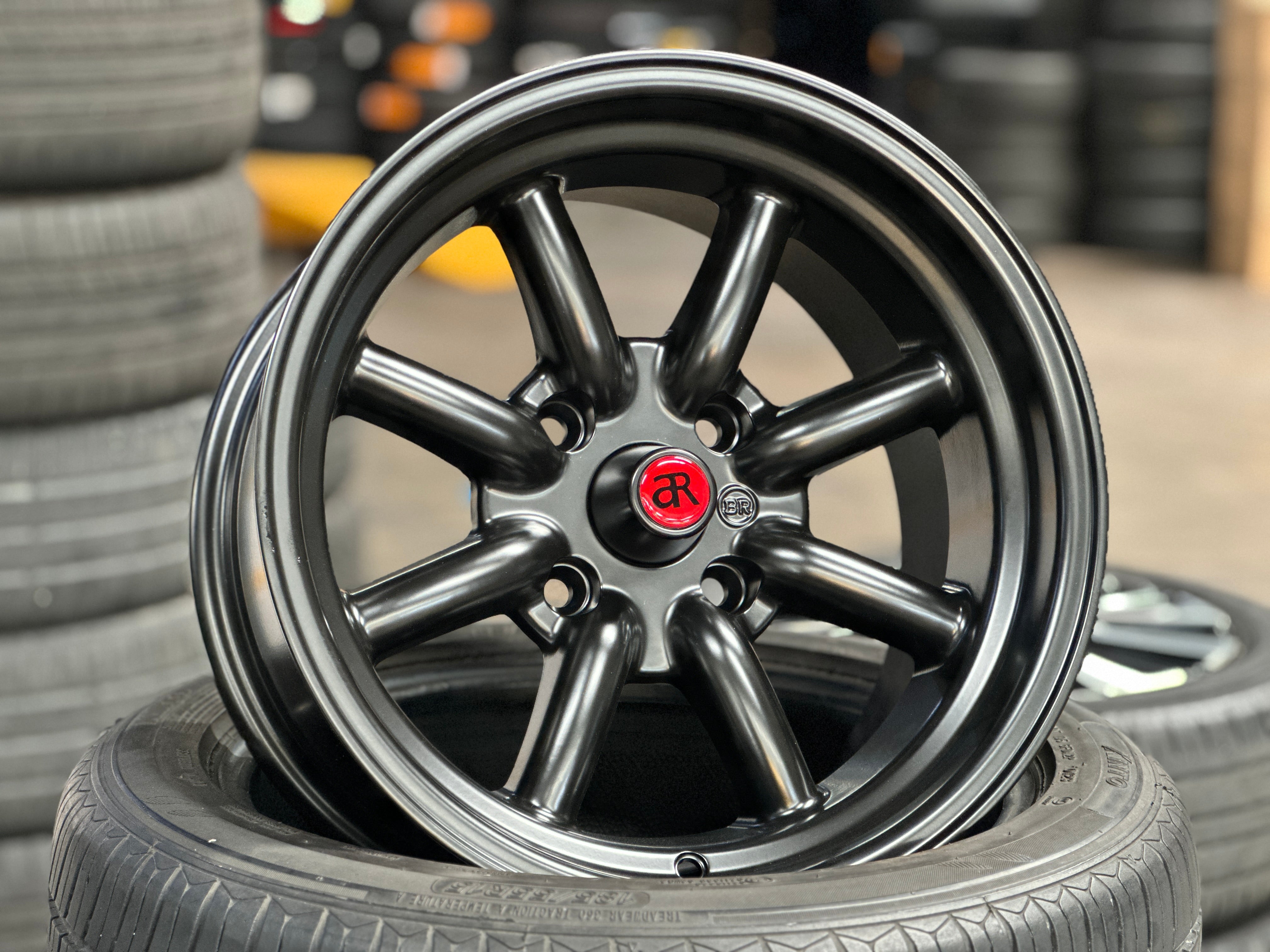 Watable Rims New 15x8 ET-5 CLS Watanabe Rim (4 wheel) Black 4x114.3 – King of Rims