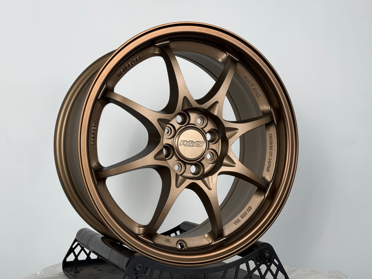 New 16X7 ET40 AOW CE28 Rim (4 wheel) Matt Bronze 4X100