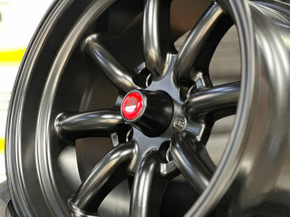 New 15x8 ET-5 CLS Watanabe Rim (4 wheel) Black 4x114.3