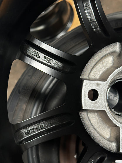 New 15x8 ET-5 CLS Watanabe Rim (4 wheel) Black 4x114.3