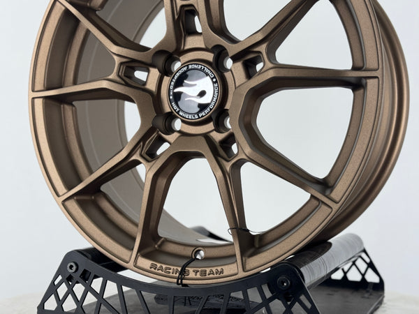 New 16X7 ET40 Hotwheels HW02 Rim (4 wheel) Matt Bronze 4X100