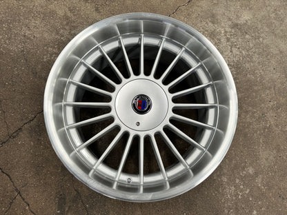 New 18x8.5 ET13 18X9.5 ET20 Alpina Classic Rim (4 wheel) Gloss Silver Polished Lip 5X120
