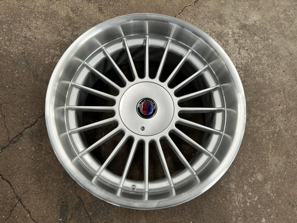 New 18x8.5 ET13 18X9.5 ET20 Alpina Classic Rim (4 wheel) Gloss Silver Polished Lip 5X120