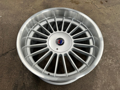 New 18x8.5 ET13 18X9.5 ET20 Alpina Classic Rim (4 wheel) Gloss Silver Polished Lip 5X120