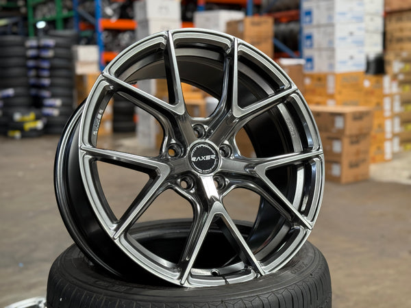 New 18x8.5 ET42 Raxer RTX02 Rim (4 wheel) Hyper Black 5x114.3